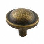 Ручка-кнопка Alessio, старая античная бронза 