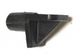 Полкодержатель пластмассовый D=6 мм черный  