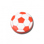 Ручка-кнопка детская Футбольный мяч, красный   
