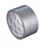 Лента клейкая армированная серебряная 48 мм х 10 м 